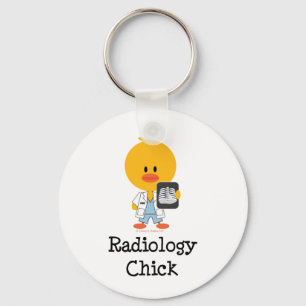Radiology Chick Keychain