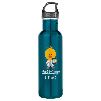 Radiology Chick Stainless Steel Water Bottle