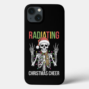Radiology Christmas Santa Skeleton Xray Technician iPhone 13 Case