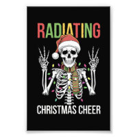 Radiology Christmas Santa Skeleton Xray Technician