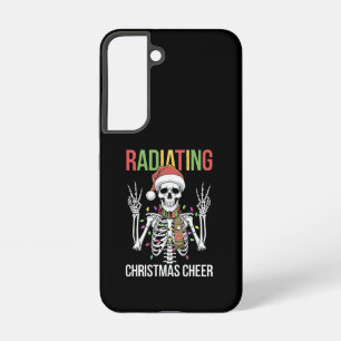 Radiology Christmas Santa Skeleton Xray Technician Samsung Galaxy S22 Case