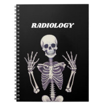 Radiology Funny Skeleton Pose Dark Medical Art