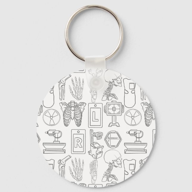 Radiology Gifts Keychain (Front)