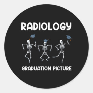 Radiology Graduation Mri Technologist Radiology Te Classic Round Sticker