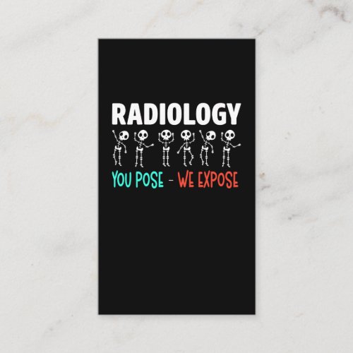 Radiology Humor Xray Skeletons Radiologist Business Card