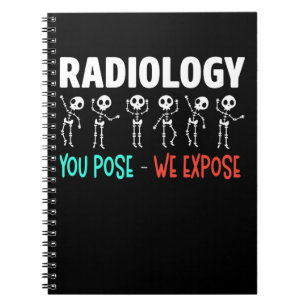 Radiology Humor Xray Skeletons Radiologist Notebook