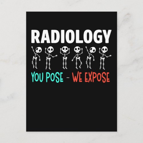 Radiology Humor Xray Skeletons Radiologist Postcard