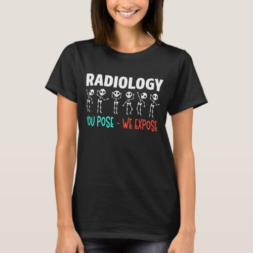 Radiology Humor Xray Skeletons Radiologist T_Shirt