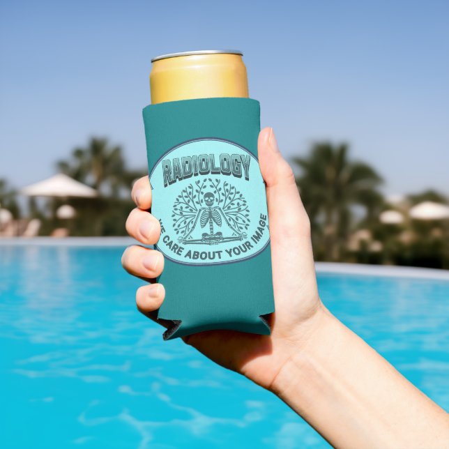 Radiology Humor – Your Image Matters Seltzer Can Cooler (In Situ Pool)