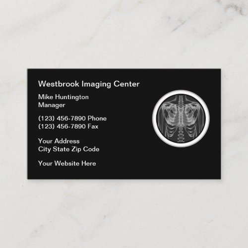 Radiology Imaging Center Business Card