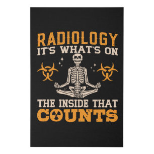 Radiology It's What's On The Tech Technologist Faux Canvas Print