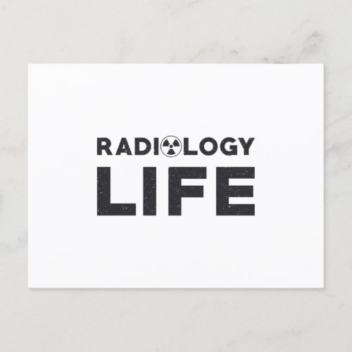 Radiology Life Rad Techs Technologist X_Ray Tech Postcard