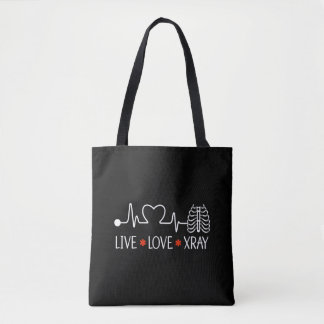 Radiology Live Love Xray Radiologist Technician Tote Bag