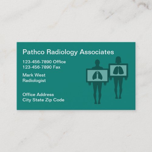 Radiology Medical Imaging Business Cards