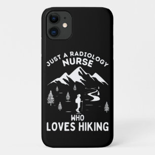 Radiology Nurse Loves Hiking Nurse iPhone 11 Case