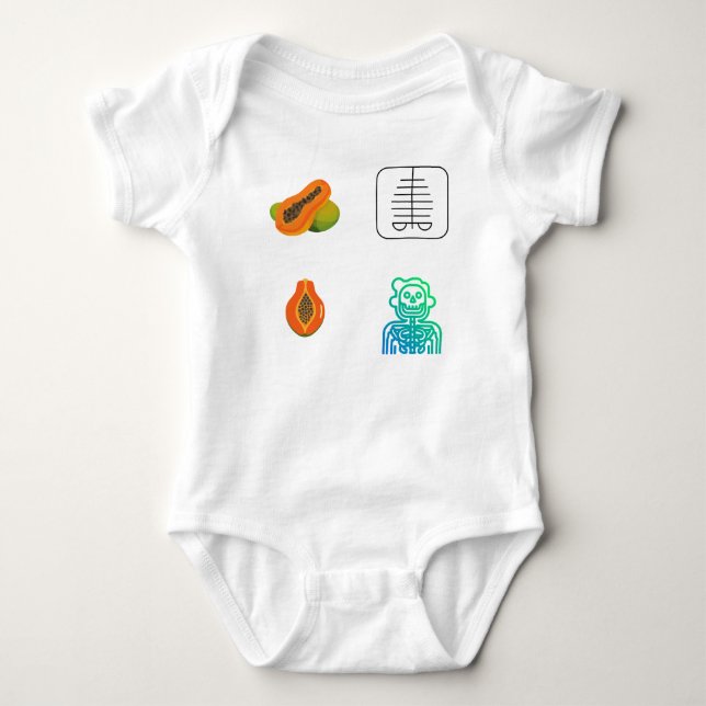 Radiology Nurse Sticker Pack - Radiology Nurse Baby Bodysuit (Front)