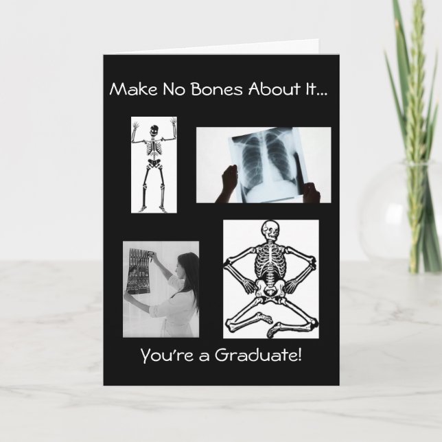 Radiology - Orthopedics Graduation Greeting Card (Front)