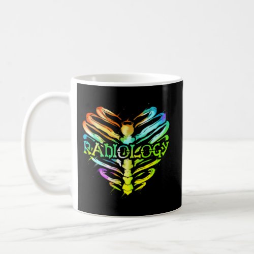 Radiology Ribcage Heart Love Radiology Coffee Mug