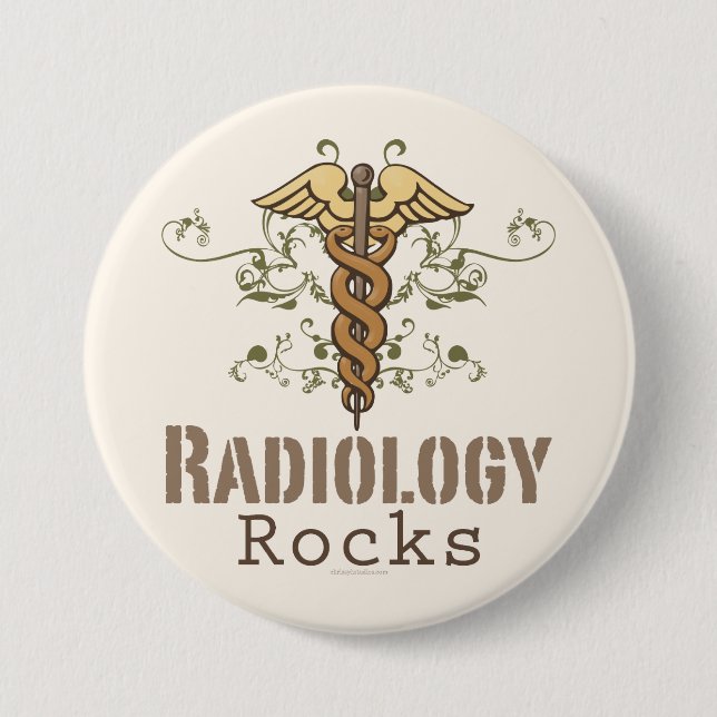 Radiology Rocks Button (Front)