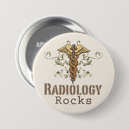 Radiology Rocks Button | Zazzle