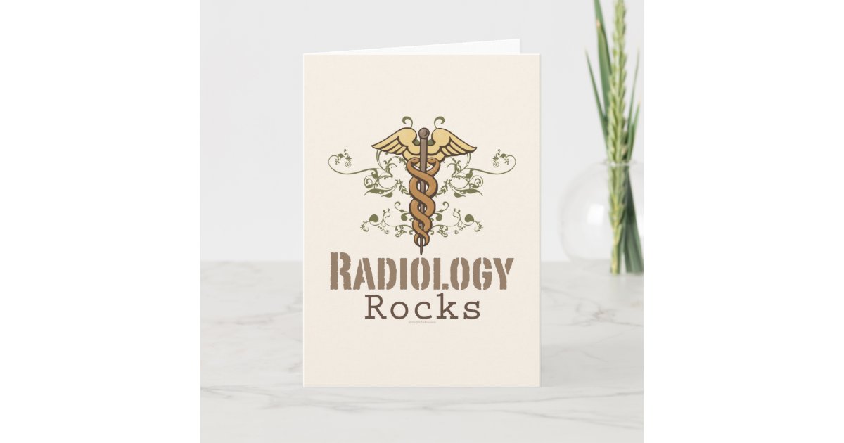 Radiology Rocks Radiology Greeting Card | Zazzle