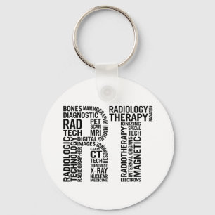 Radiology RT Rad Tech Keychain