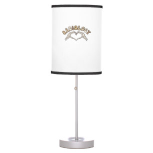 Radiology Skeleton Heart Hands Classic Style Table Lamp
