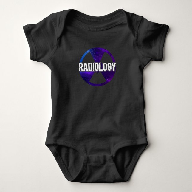 Radiology Symbol Xray Radiologist Baby Bodysuit (Front)