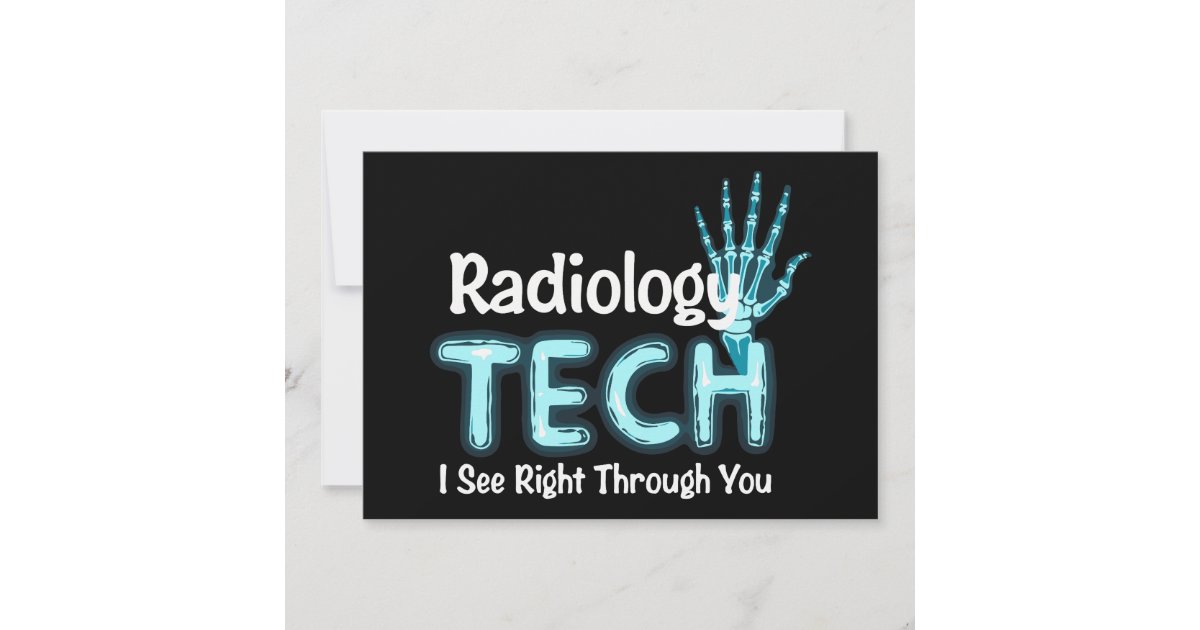 Radiology Tech Humor X Ray Invitation | Zazzle