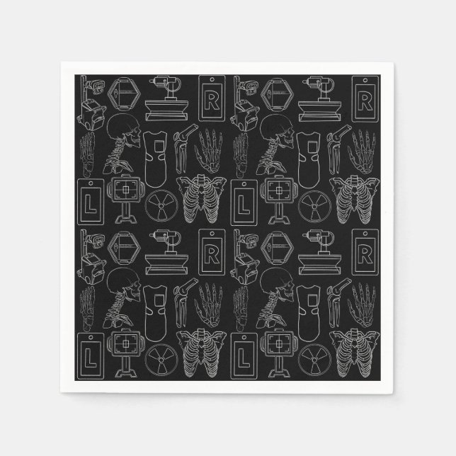Radiology Tech Napkins (Front)