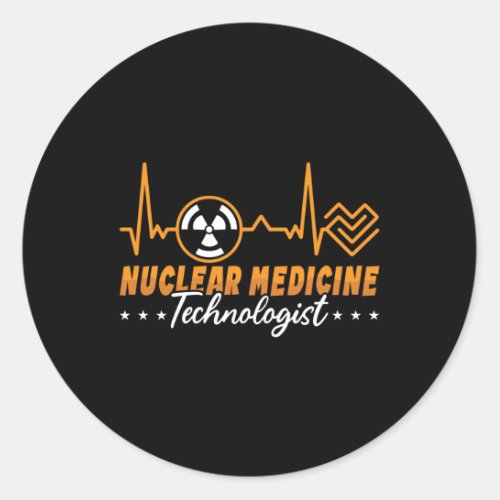 Radiology Tech Nuclear Medicine Technologist Xray Classic Round Sticker