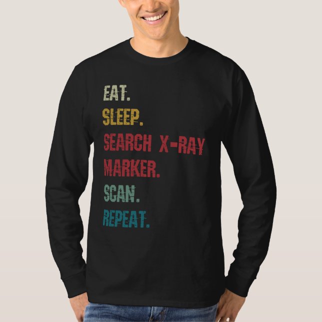 Radiology Tech Pun X Ray Rad Tech Radiology Nurse T-Shirt (Front)