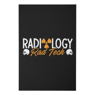 Radiology Tech Rad Medicine Technologist Xray Faux Canvas Print