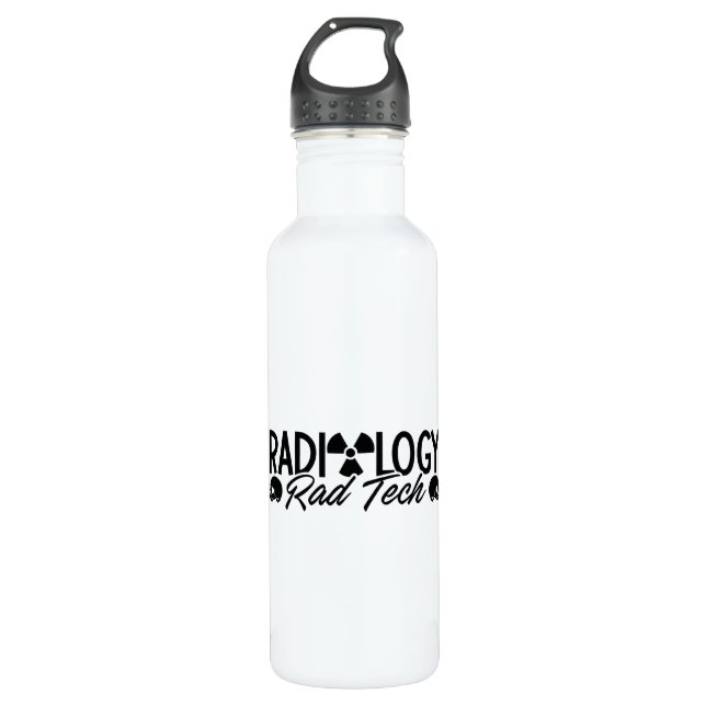 Radiology Tech Rad Medicine Xray Technologist Stainless Steel Water Bottle (Front)