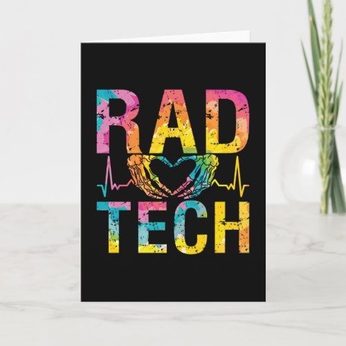 Radiology Tech Rad Tech Medicine Technologist Xray Card