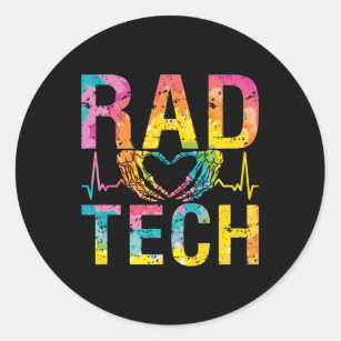 Radiology Tech Rad Tech Medicine Technologist Xray Classic Round Sticker
