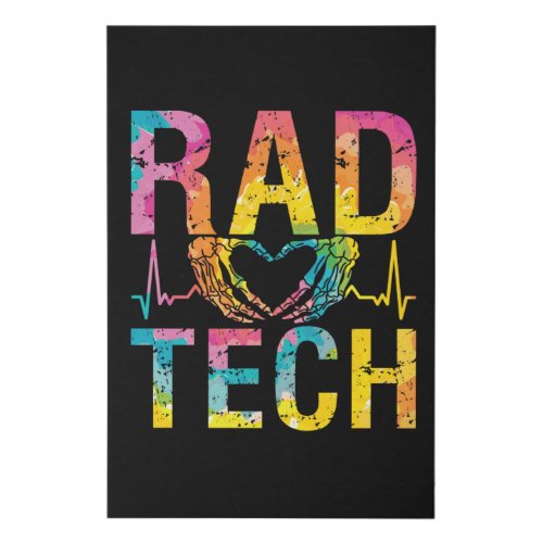 Radiology Tech Rad Tech Medicine Technologist Xray Faux Canvas Print