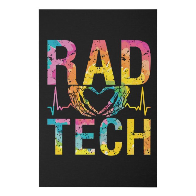 Radiology Tech Rad Tech Medicine Technologist Xray Faux Canvas Print (Front)