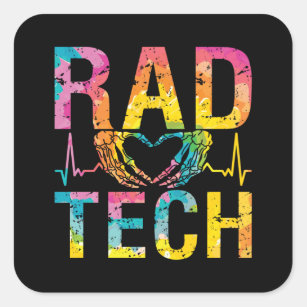 Radiology Tech Rad Tech Medicine Technologist Xray Square Sticker