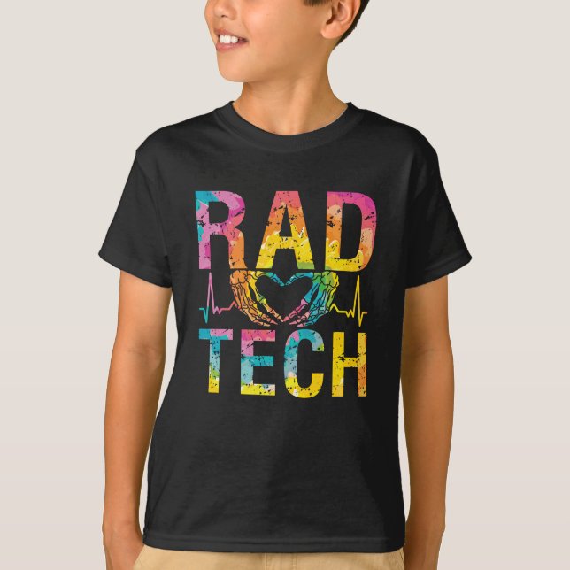 Radiology Tech Rad Tech Medicine Technologist Xray T-Shirt (Front)