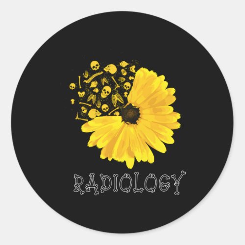 Radiology Tech Radiologist X_Ray Radiographer Rad Classic Round Sticker