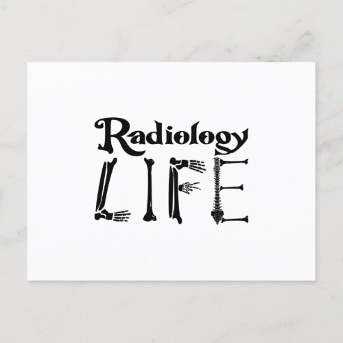 Radiology Tech Radiology Life Technologist Xray Postcard