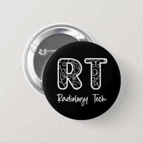 Radiology Tech RT Rad Technician X_ray Tech Gifts Button