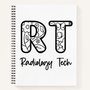 Radiology Tech RT Rad Technician X-ray Tech Gifts Notebook