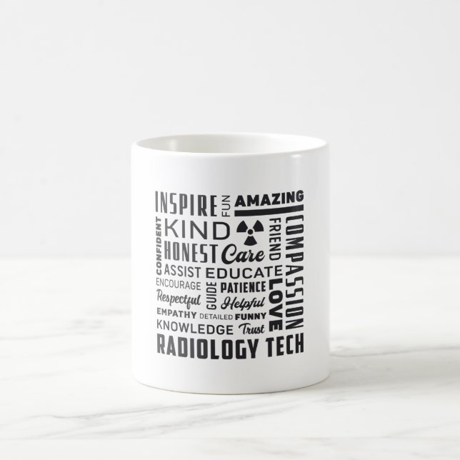 Radiology Tech Technologist Rad Tech X-Ray Tech Coffee Mug (Center)