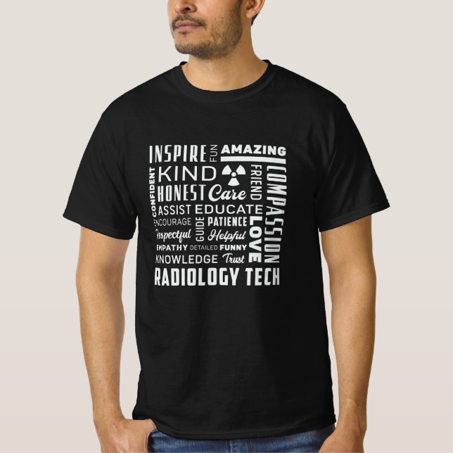 Radiology Tech Technologist Rad Tech X-Ray Techs T-Shirt (Front)
