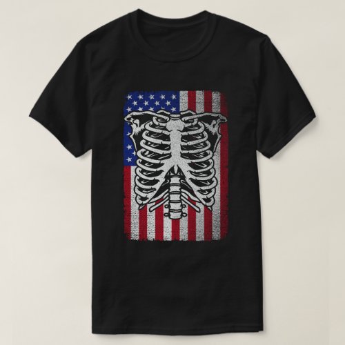 Radiology Tech USA American Flag Rad Tech  T_Shirt