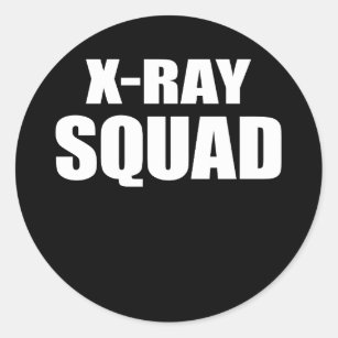 Radiology Tech X-Ray Squad Classic Round Sticker