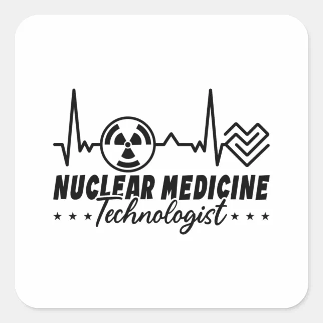 Radiology Tech Xray Nuclear Medicine Technologist Square Sticker Zazzle
