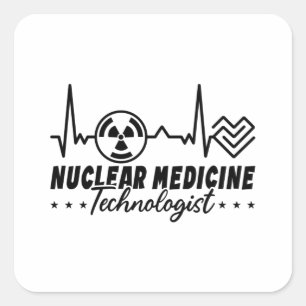 Radiology Tech Xray Nuclear Medicine Technologist Square Sticker